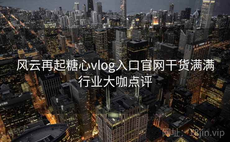风云再起糖心vlog入口官网干货满满行业大咖点评  第2张