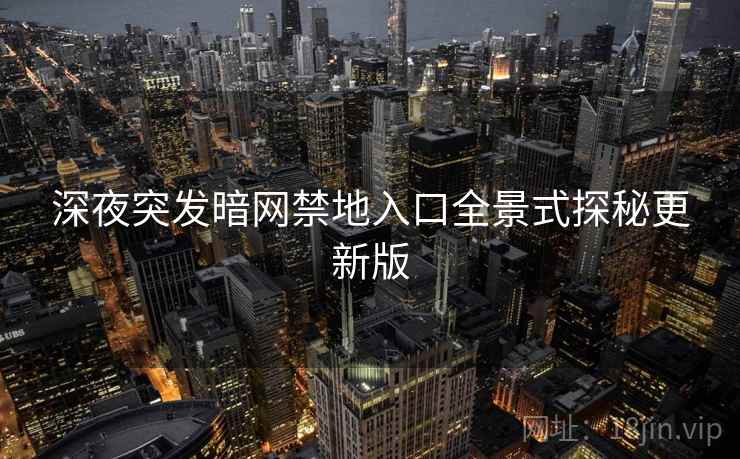 深夜突发暗网禁地入口全景式探秘更新版  第2张