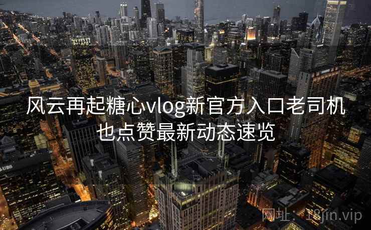风云再起糖心vlog新官方入口老司机也点赞最新动态速览
